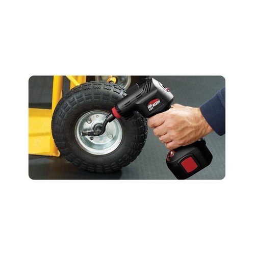 AIR WORK PRO Automatic Cordless Tyre Inflator Portable Air Compressor Gauge 12v - Picture 13 of 15
