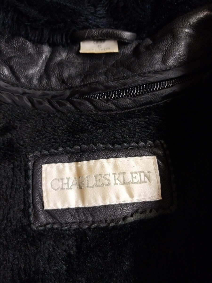 Charles Klein Genuine Leather Jacket & Leather Hood