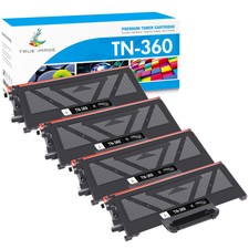4PK TN360 Toner Cartridge Fit for Brother TN360 HL-2140 2170W MFC-7340 MFC-7840W