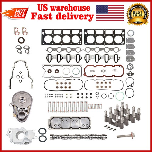 AFM DOD Kit Replacement for 2007-13 Chevy GM 5.3L Camshaft Lifters Head Gaskets