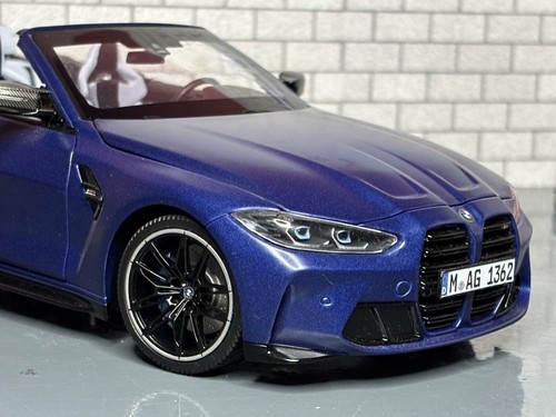 1:18 *BOXED* MINICHAMPS BMW M4 Cabrio (Portimao Blue) LHD - MODELLO serie 4! - Foto 6 di 12