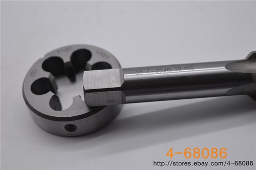 1pc 1-20 tap + 1pc 1-20 die,UNEF British US made right hand taper - Picture 7 of 7