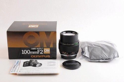 【RARE ALMOST UNUSED】OLYMPUS OM-SYSTEM ZUIKO AUTO-T 100mm F/2 MF Lens JP #5048 - Picture 2 of 18