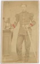 Military CDV circa 1875. NCO of the Dragons by Robillard in Rambouillet.