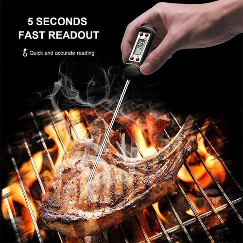 2pz Sonda Termometro Digitale Alimenti Cottura Carne Temperatura BBQ Cucina Tacchino - Foto 11 di 11
