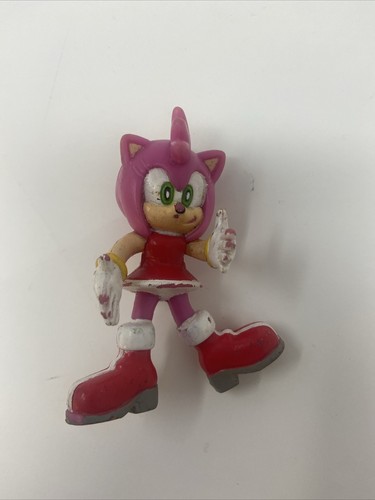 2000 Sega Sonic Adventure Sonic The Hedgehog Amy Rose 3" Bendable Action Figure  - Picture 1 of 2