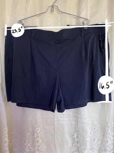 Loft Plus Navy Blue Shorts Size 22 - Picture 7 of 7