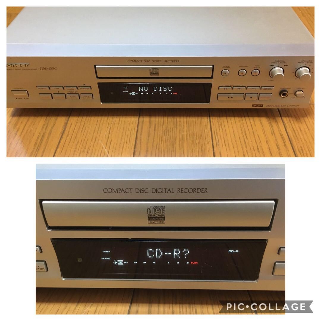 Pioneer PDR-D50 CD recorder w/ remote Tested Japan JP F/S