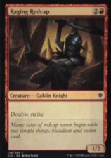 Raging Redcap - Throne of Eldraine: #134, Magic: The Gathering Nm R48