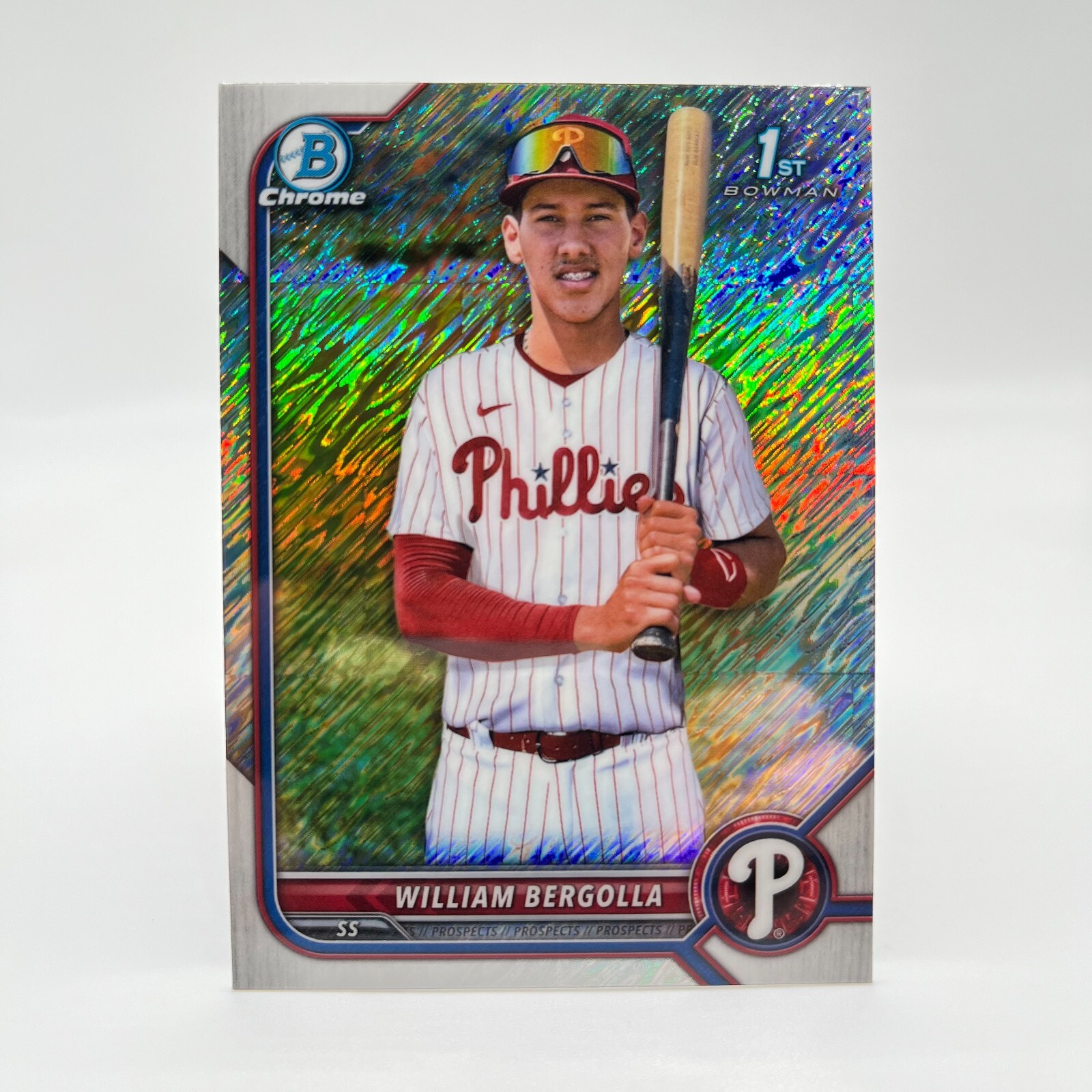 2022 Bowman Chrome Shimmer Refractor William Bergolla #BCP-159 *SEE