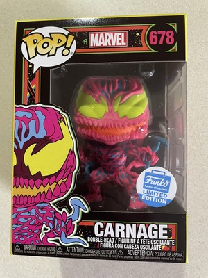 Funko pop carnage black light 678 | eBay