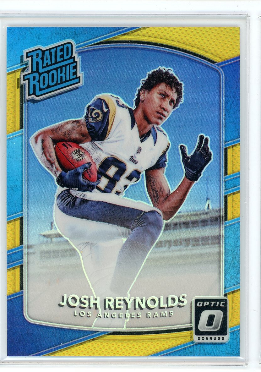 2017 Donruss Optic Josh Reynolds RC Gold Prizm #2/10 (NJ)