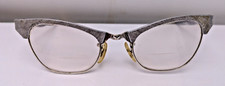 Vintage Cat Eye Glasses 1/10 12K GF 20 MM Bridge Artcraft 4 - 5.25" Aluminum