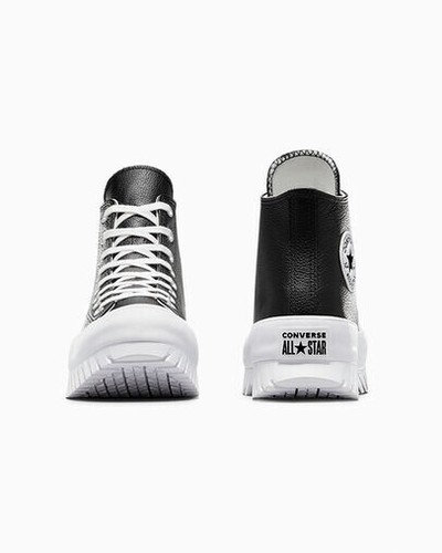 Converse Chuck Taylor All Star Lugged 2.0 Hi Sneaker Black/Egret/White A03704C - Picture 6 of 7