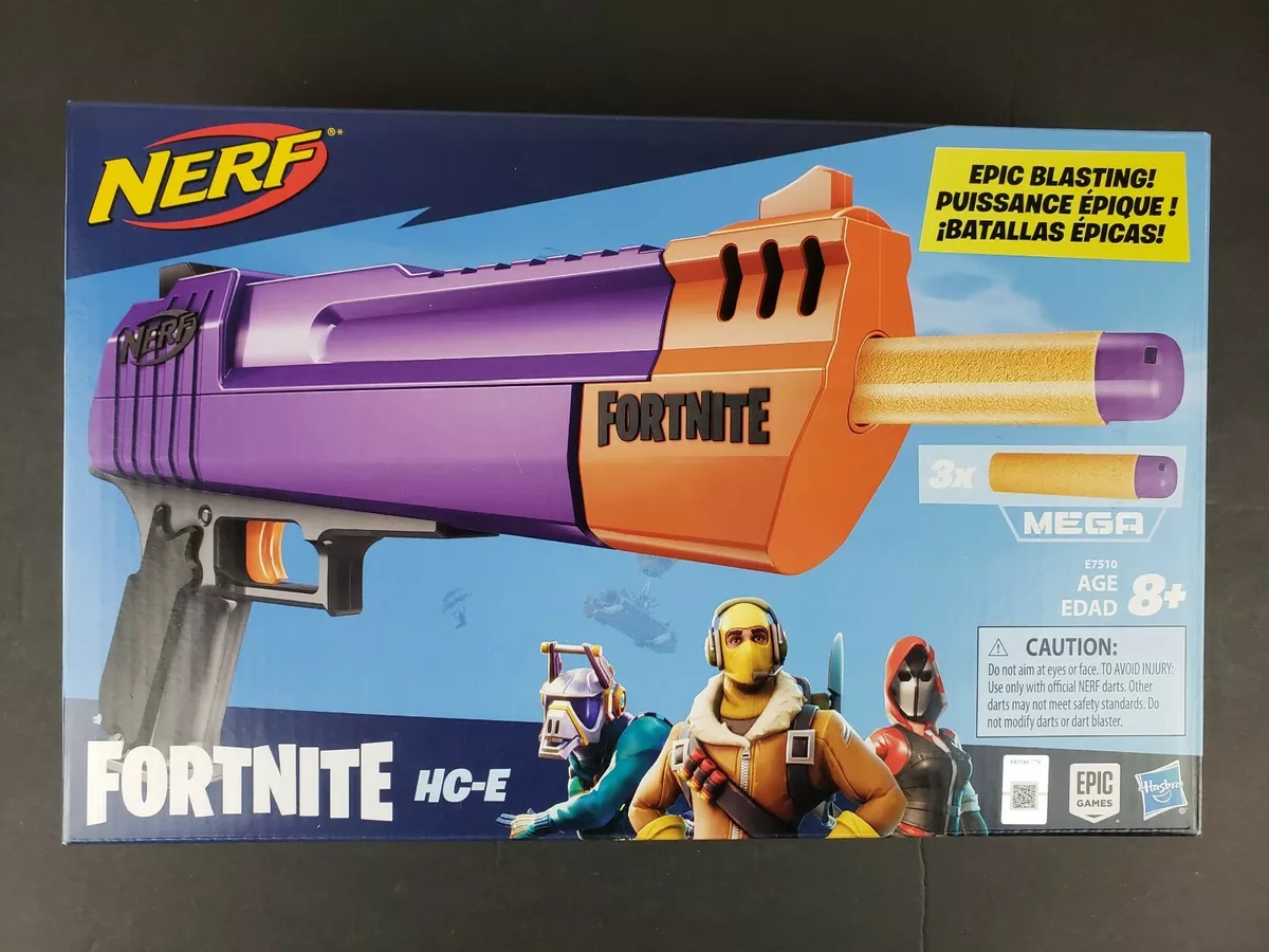 HC-E Mega Dart Blaster Nerf Fortnite E7510 Toy Gun