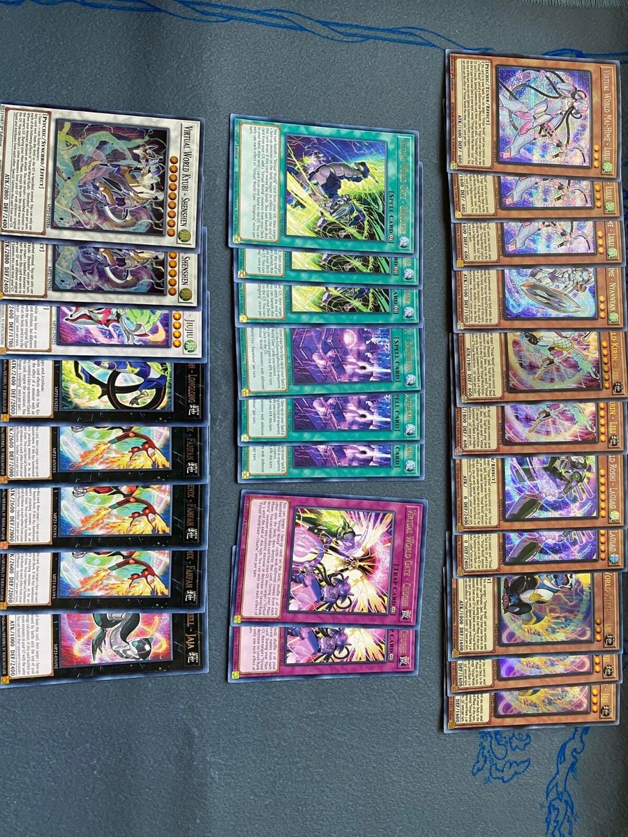 Yugioh Virtual World Deck Core Near Mint First Edition!