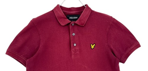 LYLE&SCOTT Polo T-Shirt Rot Regular Fit Herren Größe S - Bild 3 von 8