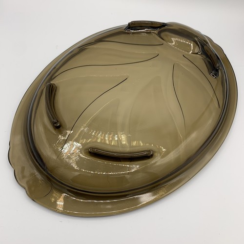 Bandeja para hornear de vidrio marrón vintage Pyrex Tree of Life de 15" x 10,5" - Imagen 4 de 8
