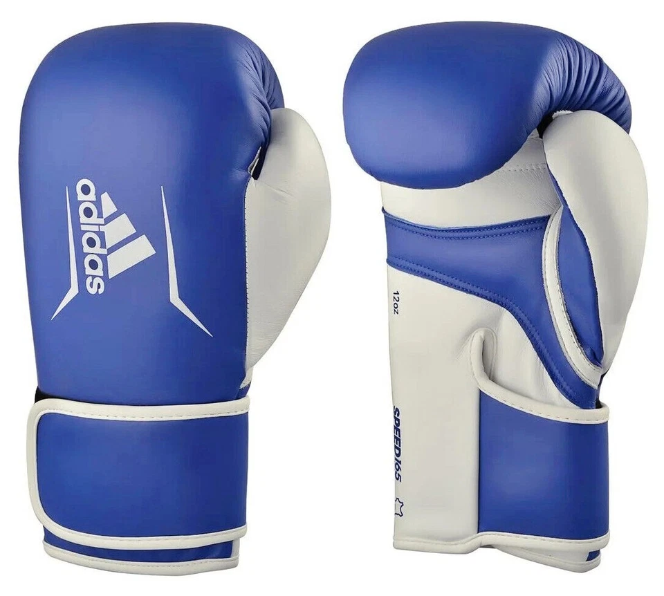 Guantes de lucha de kickboxing aprobados por ADIDAS WAKO, cuero de vaca cuero velocidad 165 adi Foto 2 de 4