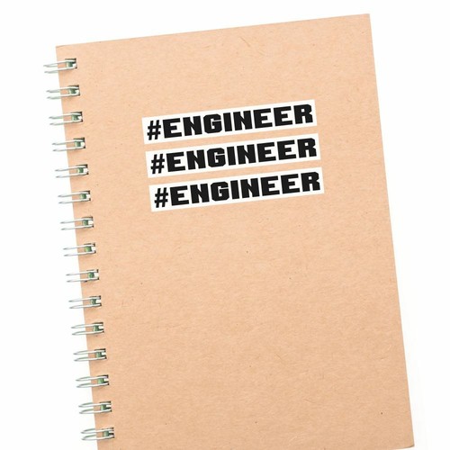 3X Engineer Sticker Decal Funny Geek Nerd Science Genius - Picture 5 of 5