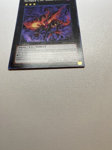 Yugioh Number C96: Dark Storm 1a edizione super raro SHSP-EN046 MP - Foto 2 di 24