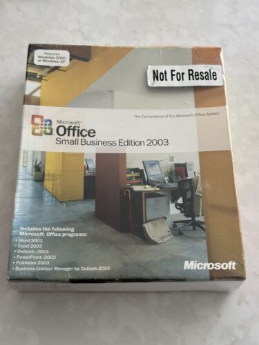 Microsoft Office 2003 Small Business Edition SBE For 2 PCs Full Retail =RETAIL= - Picture 2 of 5