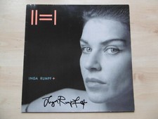 Inga Rumpf autograph signed LP cover "Two Is One" vinyl