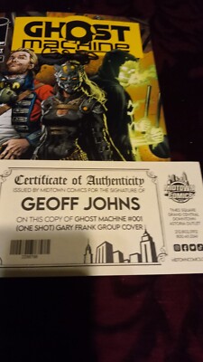 GHOST MACHINE (ONE SHOT) #1 SIGNED BY GEOFF JOHNS 2024