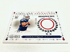 Jonathan Taylor 2020 Panini Chronicles Timeless Treasures Silver RC Jersey#/399 