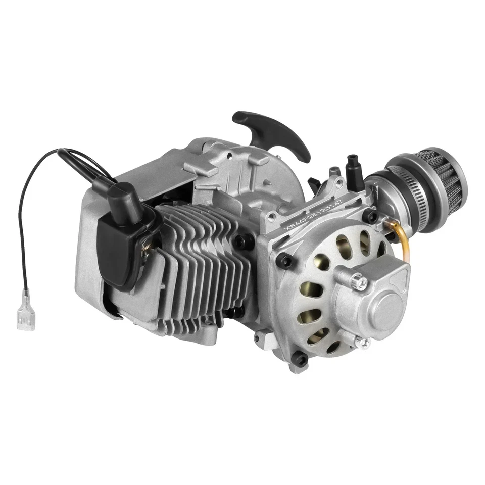 48km/h 49CC 2 Stroke Air-cooling Pull Start Engine Motor Kit for Mini Dirt Bike - image 2 of 4