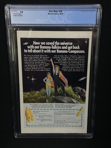 Star Wars #28 Jabba the Hut CGC 9.8 White Pages - Picture 2 of 2