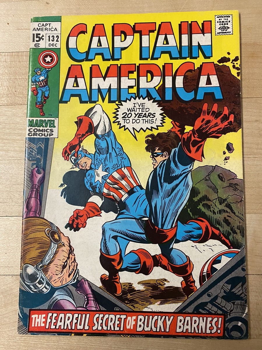 その他 1967 1st MODOK Cap America comic CAPTAIN AMERICA #132 - MODOK APPEARANCE! MARVEL COMICS