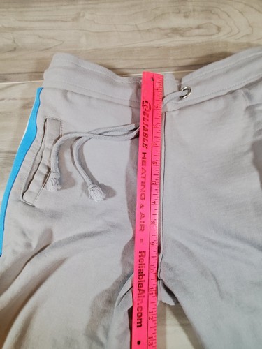 Buc-ees Pants Draw String Logo Beaver Striped Size S Pockets Cuff Legs Sweat - Picture 5 of 9