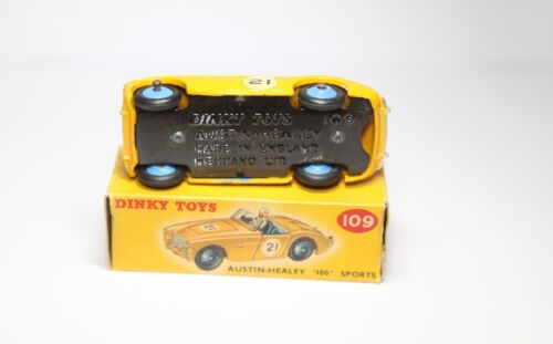 Dinky 109 Austin Healey 100 Sports In Original Box - Excellent Vintage Original - Picture 6 of 7