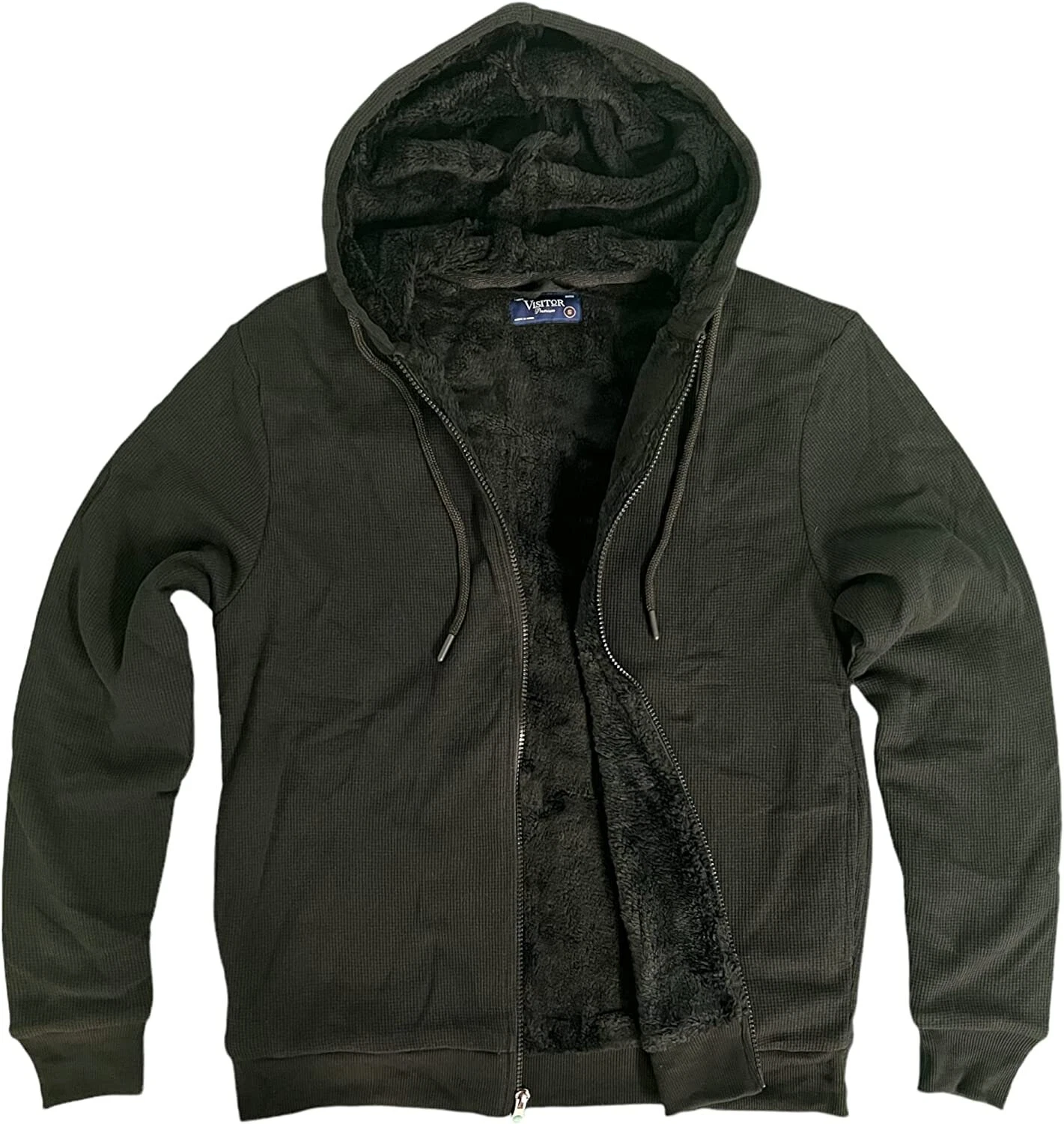 Visitor Men's Heavyweight Sherpa Lined Thermal Hoodie Jacket S, M, L, XL, XXL
Opens in a new window