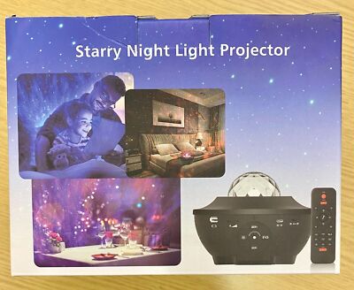 Musik LED Galaxie Sternenhimmel Nachtlicht Projektor Ozean Welle Stern Lampe mit Fernbedienung UK