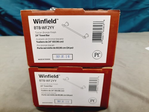 Pfister Winfield 24" Towel Bar BTB-WF1YY - TWO PACK - NEW