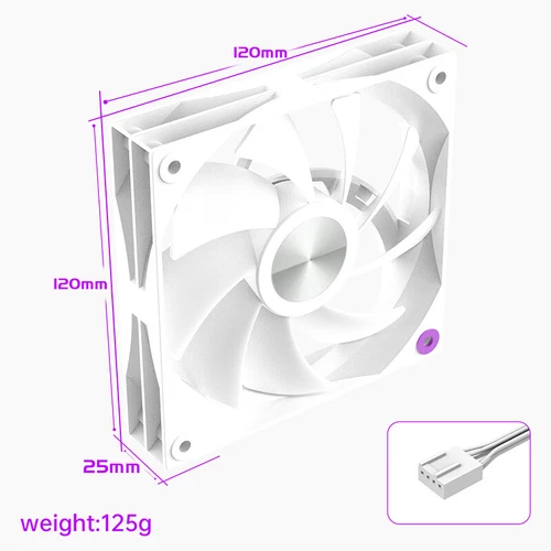 12cm Desktop Computer Case Cooling Mute Fans PC Tower 5V Silent Air Cooler 4-yz