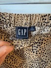 Gap Women's Tan and Black Leopard Print Pull On Midi Skirt Size S tall — photo 6