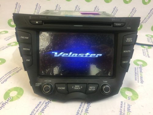 Reacondicionado 2012-14 Veloster Hyundai OEM Radio CD Cámara de Retroceso Bluetooth Navegación - Imagen 4 de 8