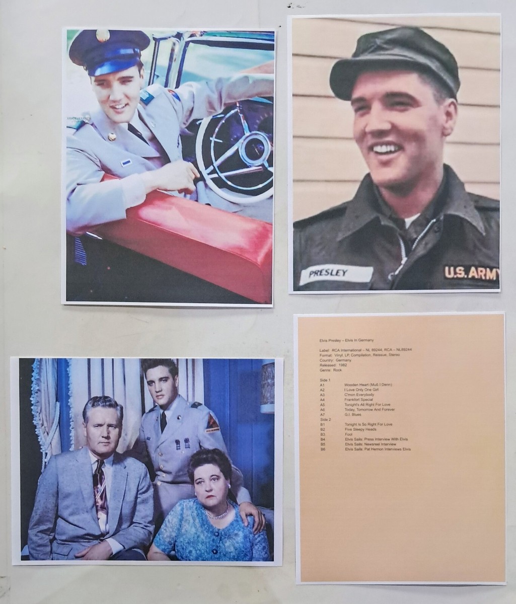 洋書 ELVIS in Deutschland Elvis Presley CD Info **RCA - BMG - FTD - Promotional CD
