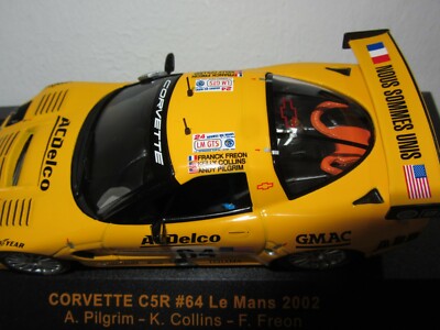 1/43 IXO LMM 057 CORVETTE C5R # 64 LE MANS 2002 PILGRIM - COLLINS
