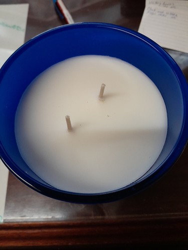 SUN SQUAD - 15oz Jar 2-Wick Americana Citronella Blue Lagoon Candle - Picture 4 of 4
