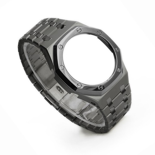 Stainless Steel Case Bezel Metal frosted Band For CasiOak Mod Kit GA2100 GA2110 - Picture 13 of 13