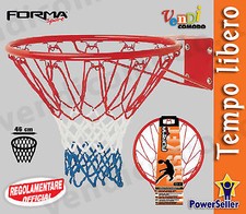 Coppia canestri SPORT ONE 2 canestro regolamentare pallacanestro basket pallone