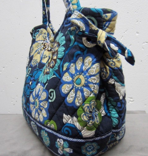 Mini Bolso de Mano Retirado VERA BRADLEY Azul Marino JEREZ MOD AZUL FLORAL - Imagen 3 de 8