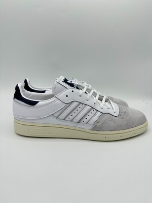 Size 9.5 - Kith x adidas Handball Top White Navy | eBay