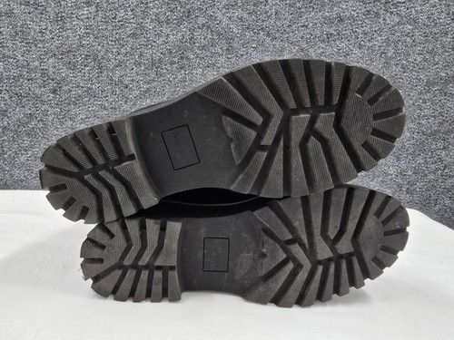 Mia Chelsea Boots Womens 8.5 Block Heel Stretch Zip Close Round Toe Black - Picture 9 of 12