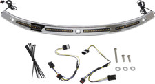 CUSTOM DYNAMICS Windshield Trim - Sequential Turn Signals - Chrome
