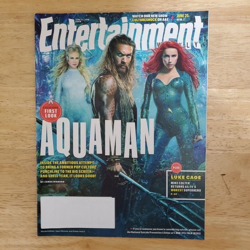 Entertainment Weekly Magazine Aquaman Luke Cage Mike Colter Returns June 2018